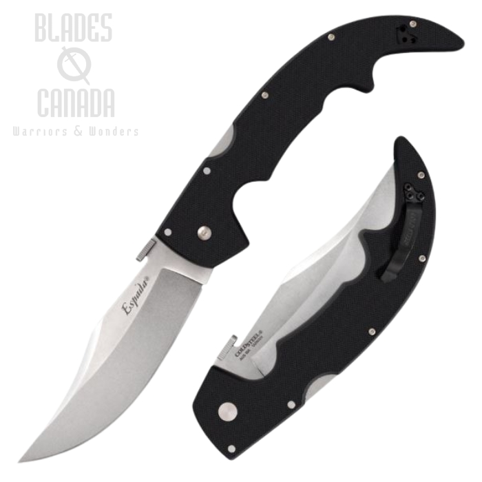 Cold Steel Large Espada Folding Knife, AUS 10A, G10 Black, 62MGD