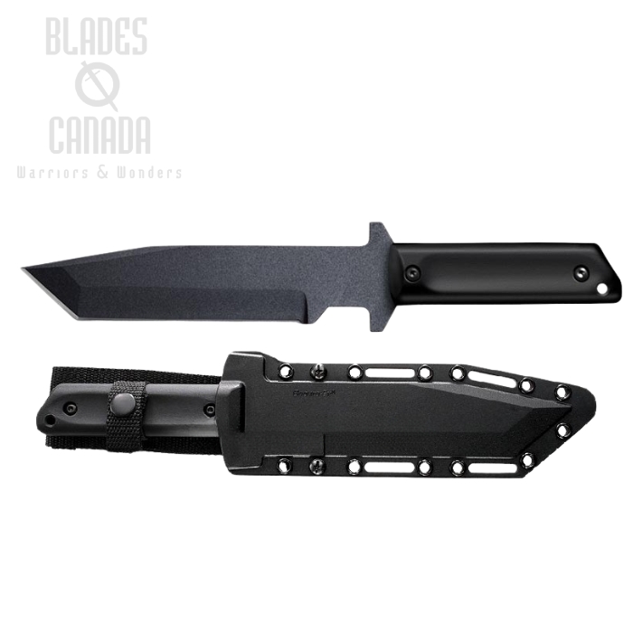 Cold Steel G.I. Tactical Tanto Fixed Blade Knife, 1055 Carbon, Secure-Ex Sheath, 80PGTK