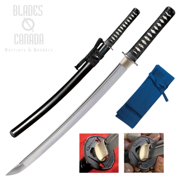 Cold Steel Warrior Wakizashi Sword, Hand-Forged, 1055 Carbon, Rayskin Handle, 88BWW Cold Steel Warrior Wakizashi Sword, Hand-Forged, 1055 Carbon, Rayskin Handle, 88BWW
