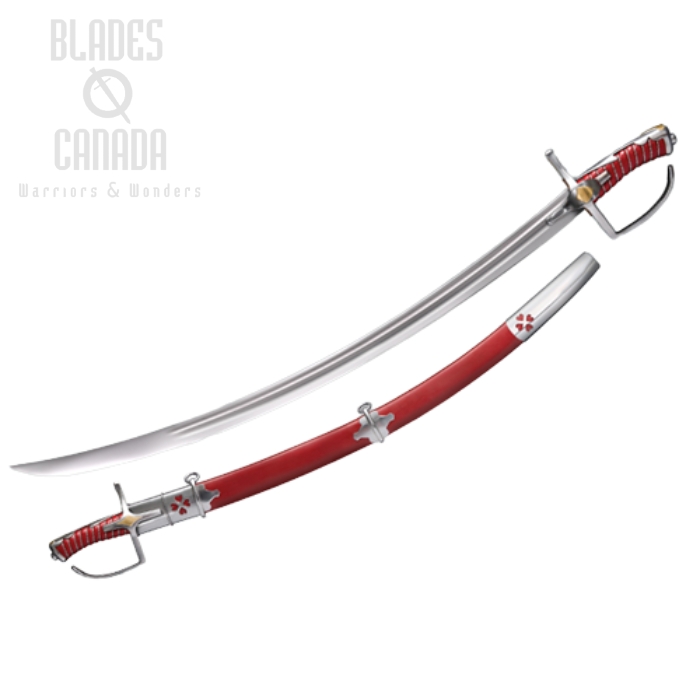 Cold Steel Polish Saber, 1055 Carbon, Leather Scabbard, 88RPS