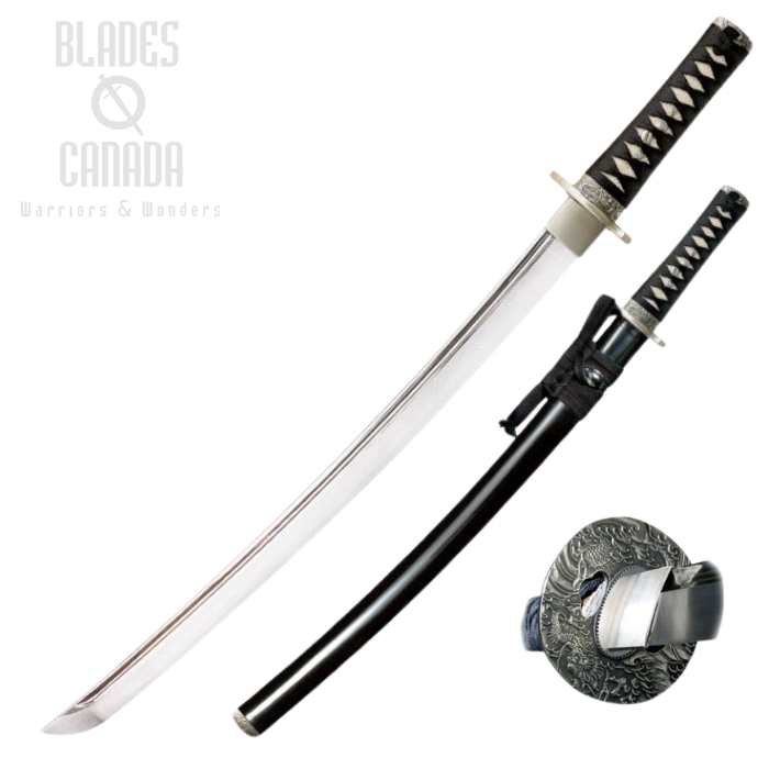 Cold Steel Emperor Series Wakizashi Sword, 1060 Carbon, Rayskin Handle, 88W