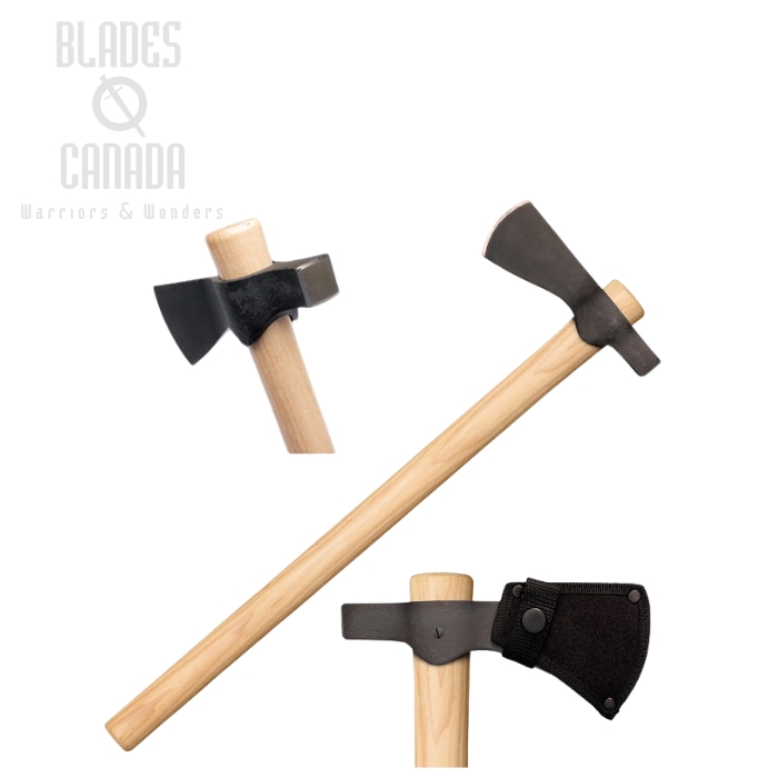 Cold Steel Trail Hawk Axe, 1055 Carbon Steel, Nylon Sheath, 90TH