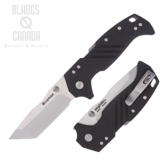 Cold Steel Engage Folding Knife, S35VN Tanto 3.5", G10 Black, CS-FL-35DPLT Cold Steel Engage Folding Knife, S35VN Tanto 3.5", G10 Black, CS-FL-35DPLT