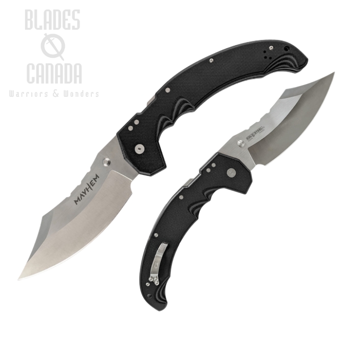 Cold Steel Mayhem Folding Knife, AUS10, G10 Black/Grey, FL-60DPLM Cold Steel Mayhem Folding Knife, AUS10, G10 Black/Grey, FL-60DPLM