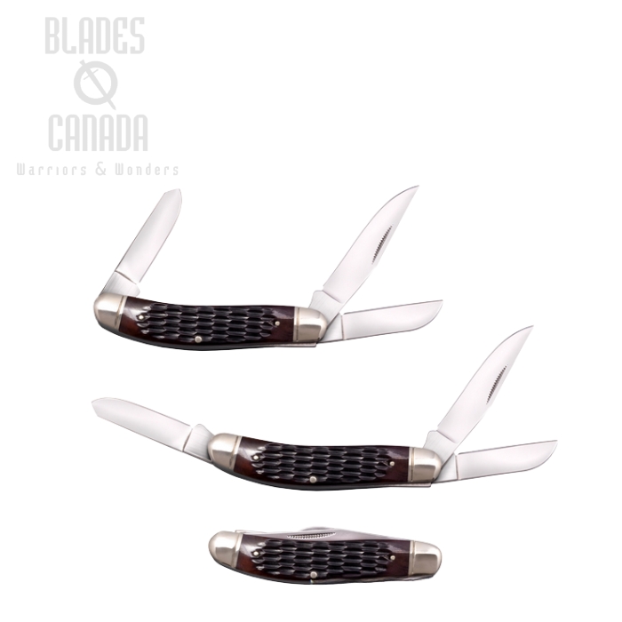 Cold Steel Gentleman's Stockman Slipjoint Folding Knife, Jigged Bone, FL-GSTKM-J