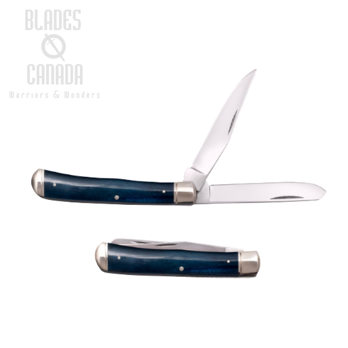Cold Steel Trapper Slipjoint Folding Knife, Blue Bone, FL-TRPR-B
