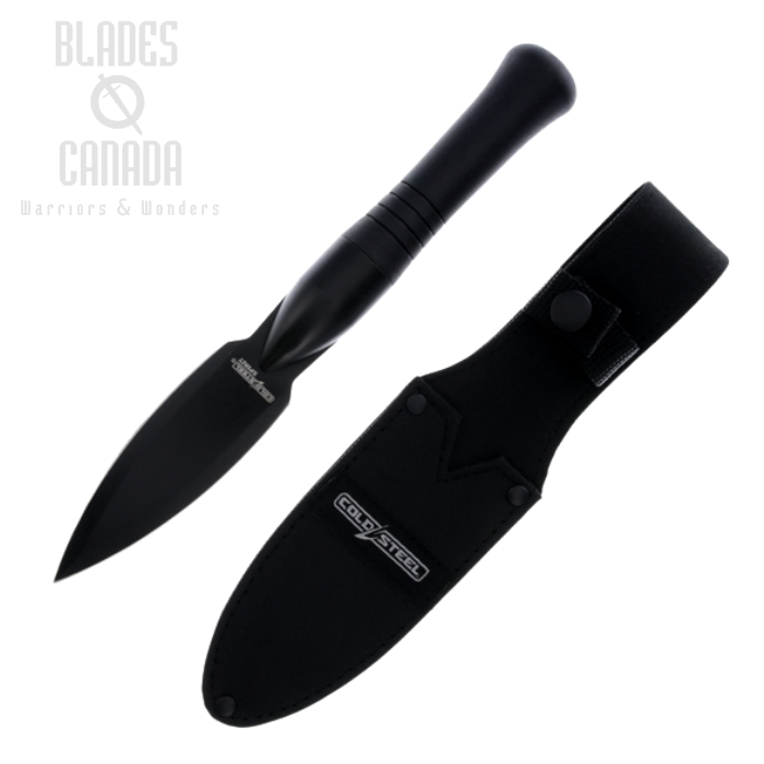 Cold Steel Spirit Spear Head Fixed Blade Knife, Black Blade, Nylon Sheath, TH-FS01NZ