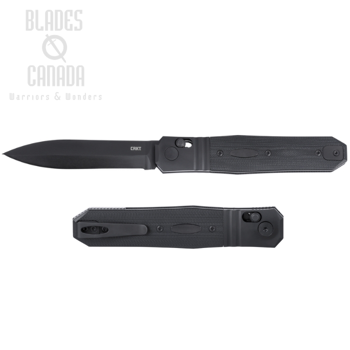 CRKT Redemption Crossbar Lock Folding Knife, MagnaCut Black, G10 Black/Stainless Bolster, K560KKP