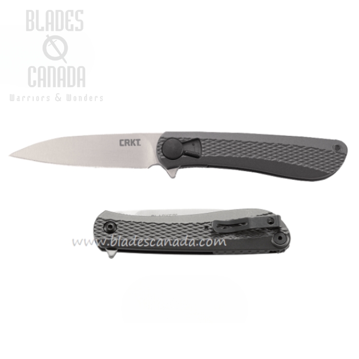 CRKT Slacker Field Strip Flipper Folding Knife, 1.4116 Steel, Aluminum, K350KXP