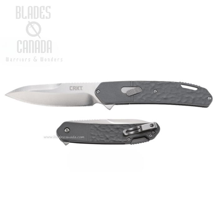 CRKT Bona Fide Flipper Folding Knife, D2 Steel, Aluminum, K540GXP