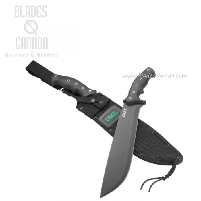 CRKT Chanceinhell Machete, 65Mn Carbon, Nylon Sheath, K910KKP