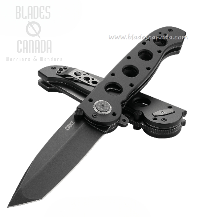 CRKT M16 Flipper Folding Knife, Assisted Opening, D2, Aluminum, M16-04DB