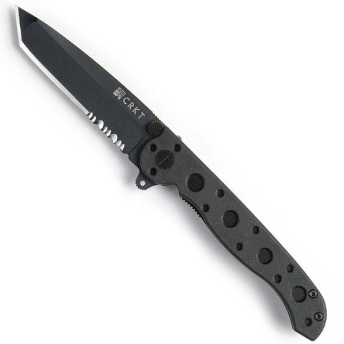 CRKT Carson Flipper Folding Knife, Serrated Tanto Blade, M16-10KZ - Click Image to Close