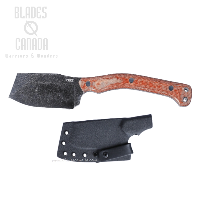 CRKT Razel Nax Fixed Blade Knife, 1075 Carbon SW, Resin Fiber Handle, 2014