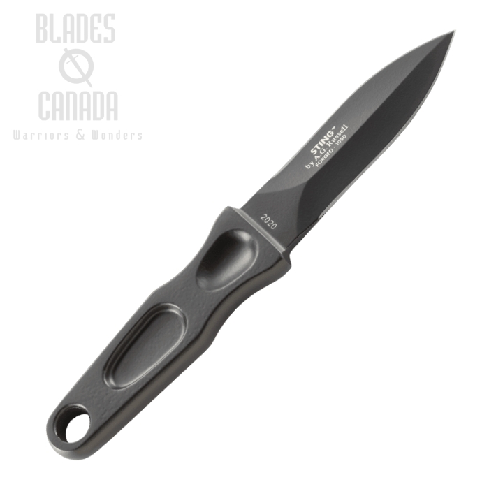 (image for) CRKT Sting Fixed Blade Utility Knife, 1055 Carbon, Cordura/Zytel Sheath, 2020