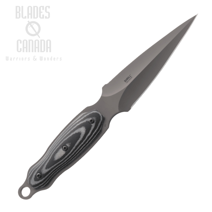 (image for) CRKT Shrill Fixed Blade Knife, Leather Sheath, 2075
