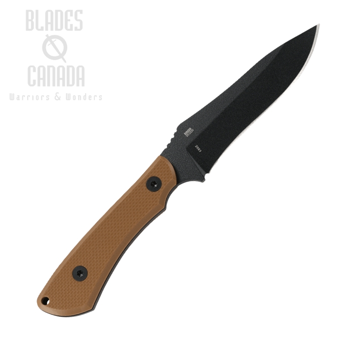 (image for) CRKT Ramadi Fixed Blade Knife, SK-5 Steel, G10 Brown, 2083