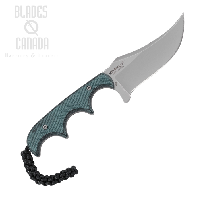 (image for) CRKT Minimalist Persian Fixed Blade Knife, Micarta, Polypropylene Sheath, 2379