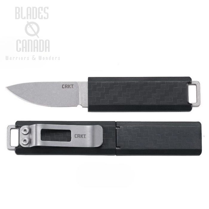 CRKT Scribe Compact Fixed Blade Knife, Stainless, ABS Handle, 2425
