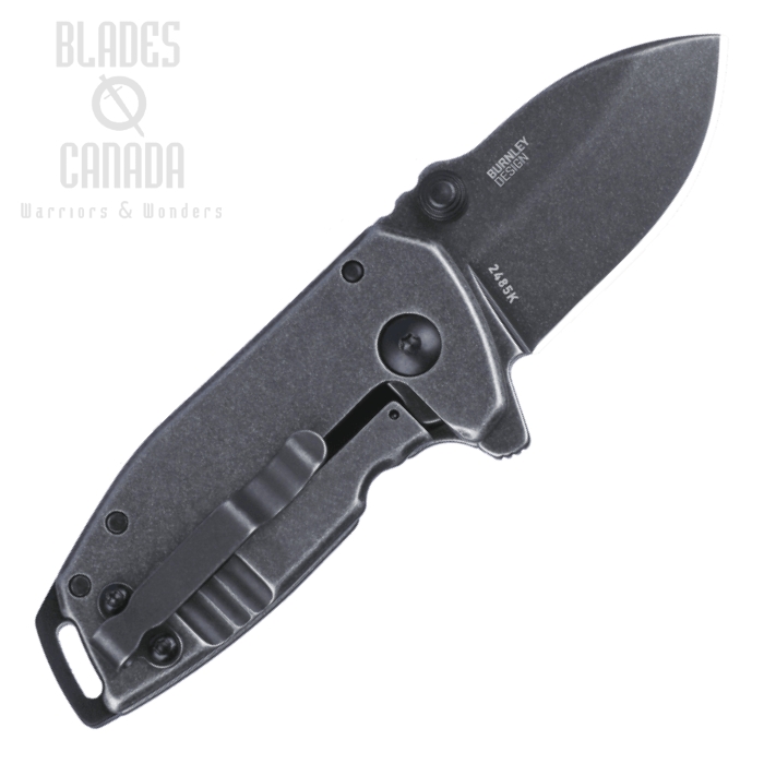 (image for) CRKT Squid Compact Flipper Framelock Knife, Assisted Opening, SW Blade, Stainless, 2485K
