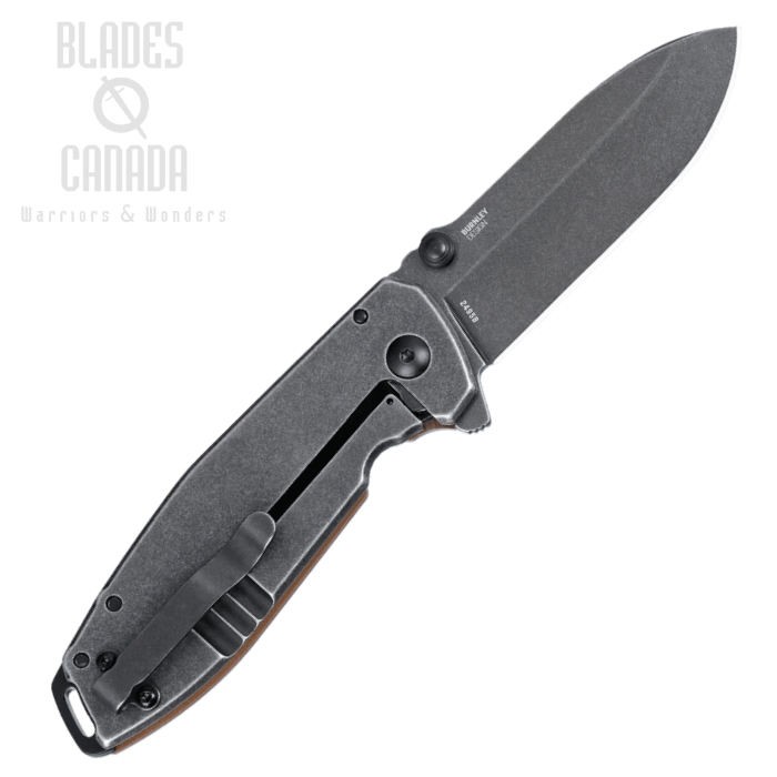 (image for) CRKT Squid XM Assisted Open Folding Knife, D2 SW, G10 Earth Brown, 2495B