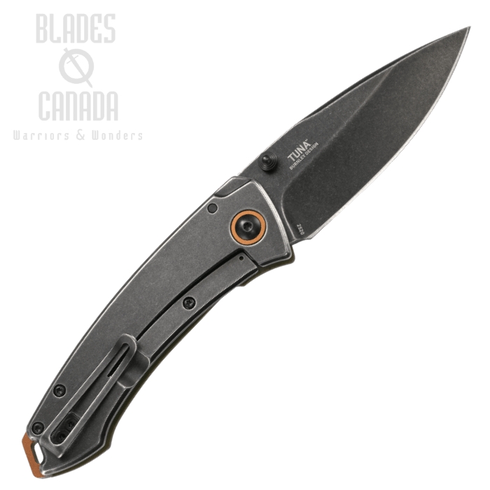 (image for) CRKT Tuna Framelock Folding Knife, G10 Black, 2520