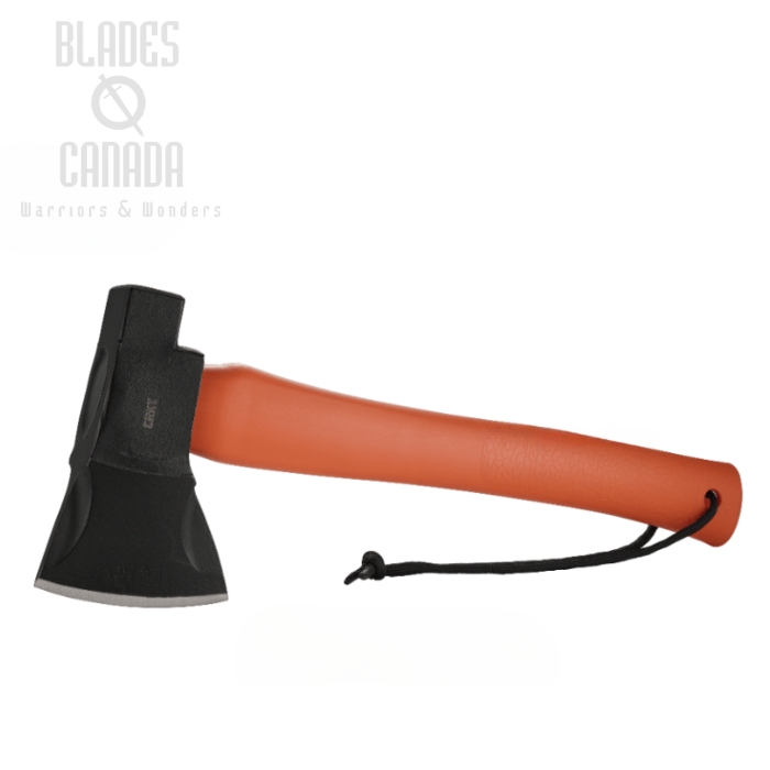 CRKT Chogan Hatchet Axe, 1055 Carbon Black, GRN Orange, 2727