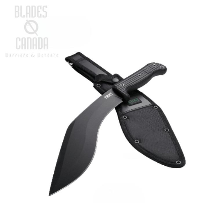 CRKT KUK Kukri Machete, 65Mn Carbon, Soft Sheath, 2742