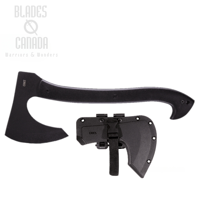 CRKT Skeggox Axe, SK-5 Steel, GRN Black, Hard Sheath, 2917