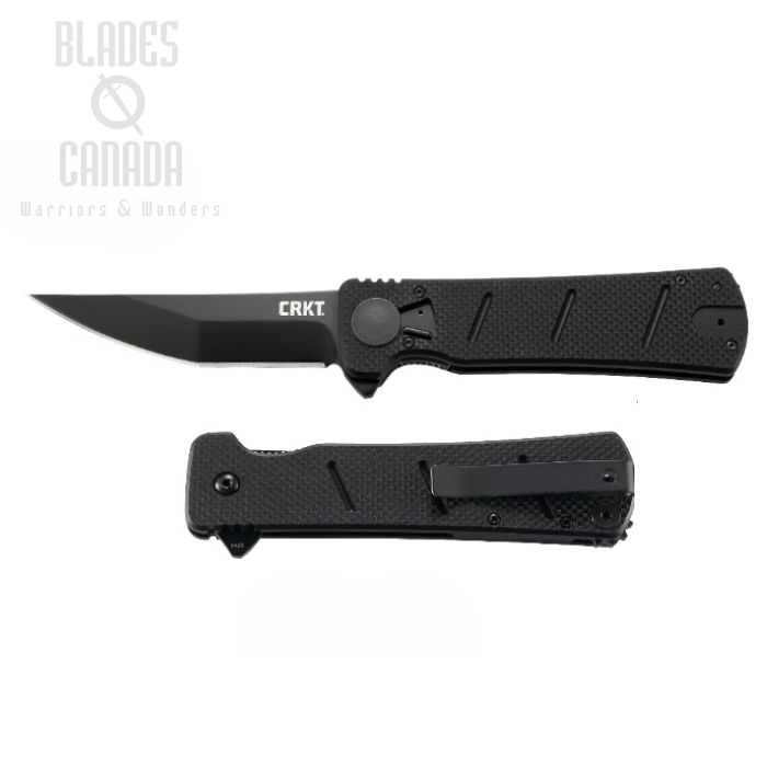 CRKT Goken Field Strip Folding Knife, 1.4116 Steel, G10 Black, 2920