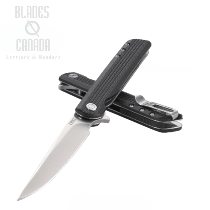 CRKT LCK + Large Flipper Folding Knife, Assisted Opening, 3810