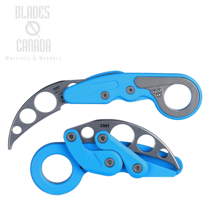 CRKT Provoke Folding Trainer, 420J2 SW, Blue Handle, 4041T