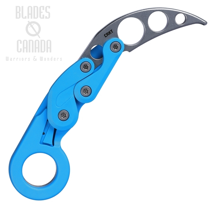 (image for) CRKT Provoke Folding Trainer, 420J2 SW, Blue Handle, 4041T