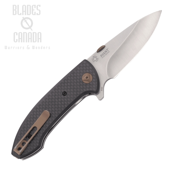 (image for) CRKT Avant IKBS Flipper Folding Knife, Carbon Fiber/G10 Black, 4620