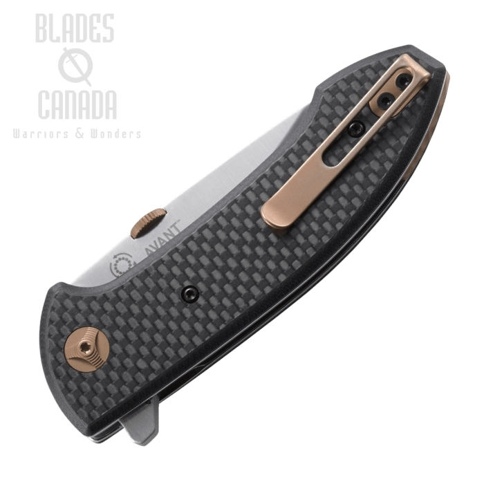 (image for) CRKT Avant IKBS Flipper Folding Knife, Carbon Fiber/G10 Black, 4620