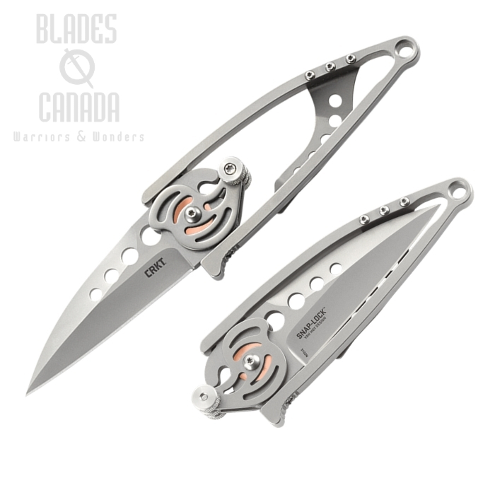 (image for) CRKT Snap-Lock Generation II Folding Knife, 420J2 Plain Edge, 5102N