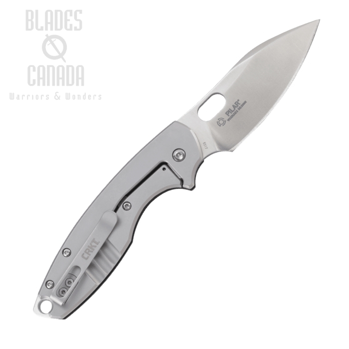 (image for) CRKT Pilar III Framelock Folding Knife, D2 Steel, Brass Backspacer, G10 Black, 5317D2