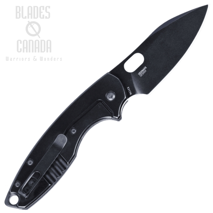 (image for) CRKT Pilar III Framelock Folding Knife, 12C27 Sandvik, G10 Black Sculpted/Stainless, 5317K