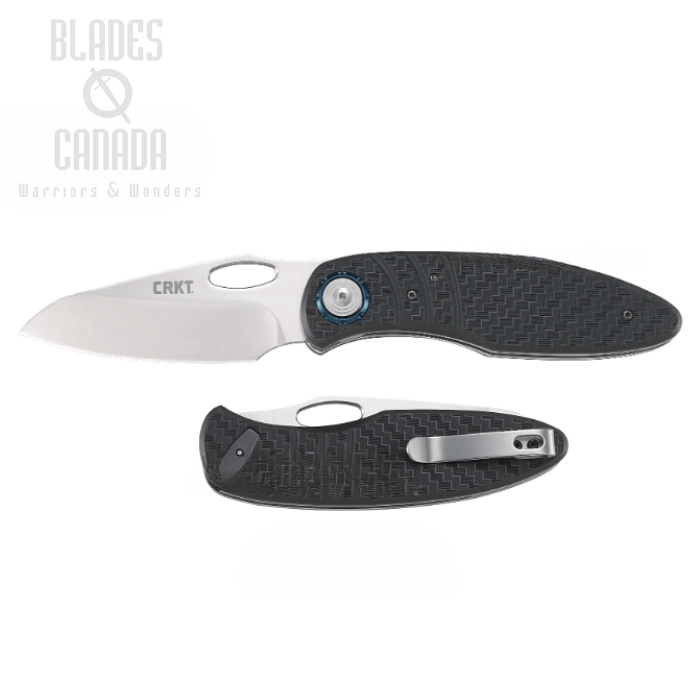 (image for) CRKT Trask Folding Knife, D2 Steel, GRN Black, 5375