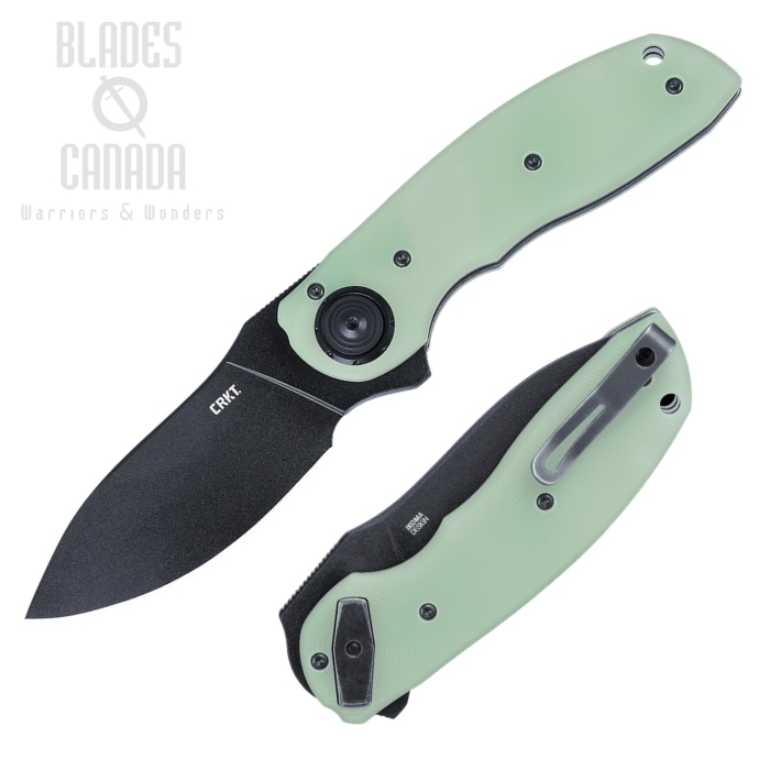 CRKT Bot Deadbolt Folding Knife, AUS 10 Black, G10 Blue, 5420 (image for) CRKT Bot Deadbolt Folding Knife, AUS 10 Black, G10 Blue, 5420