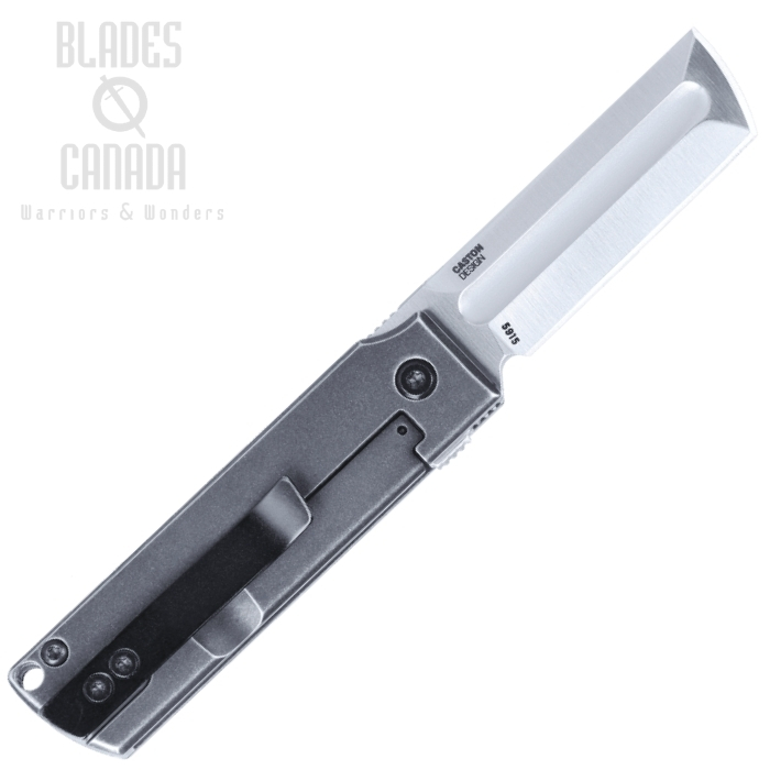 (image for) CRKT MinimalX Framelock Folding Knife, 12C27 Satin, Stainless Steel, 5915
