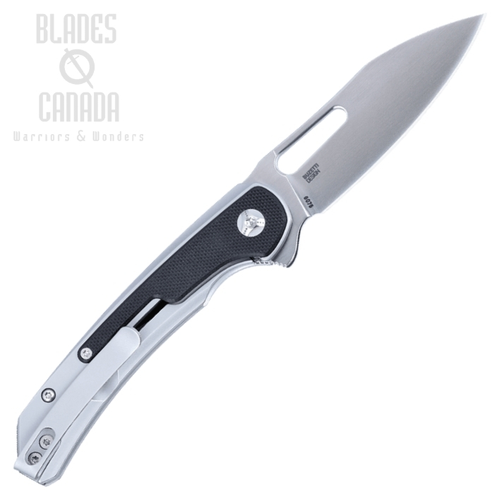(image for) CRKT Padawan Framelock Folding Knife, 14C28N, Black G10/ Steel, 6075