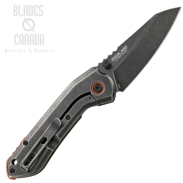 (image for) CRKT Overland Framelock Folding Knife, G10 Green, 6280