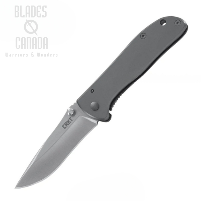 CRKT Drifter Framelock Folding Knife, Stainless Handle, 6450S