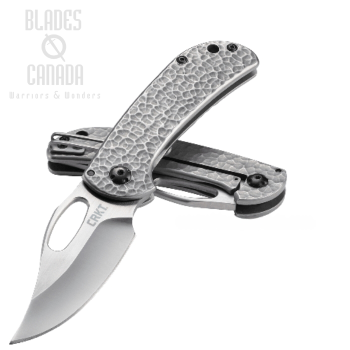 CRKT Chehalem Framelock Folding Knife, Steel Handle, 6540