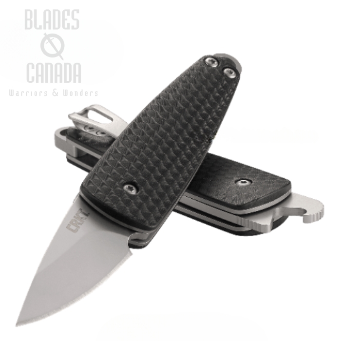 CRKT Dually Compact SlipJoint Folding Knife, GRN Black, 7086