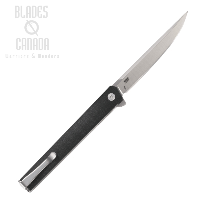 (image for) CRKT CEO Flipper Folding Knife, AUS 8, GFN Black, 7097