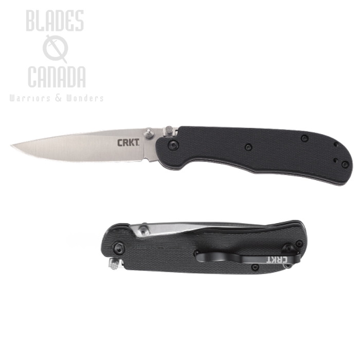 CRKT Offbeat II Folding Knife, GFN Black, 7760
