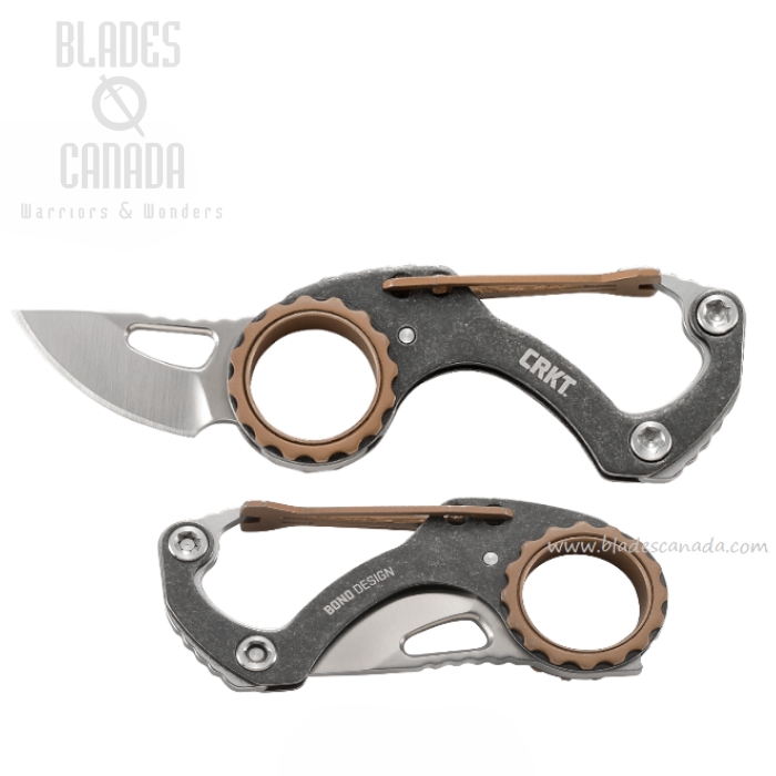 CRKT Compano Compact Slipjoint Folding Knife, Steel Handle, 9082