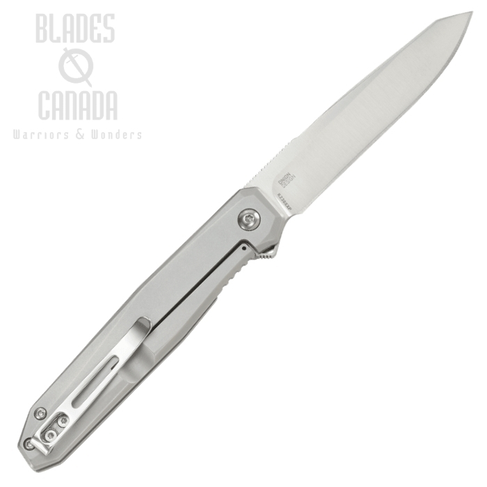 (image for) CRKT Facet Flipper Framelock Knife, Assisted Opening, D2 Satin, Stainless, K230XXP